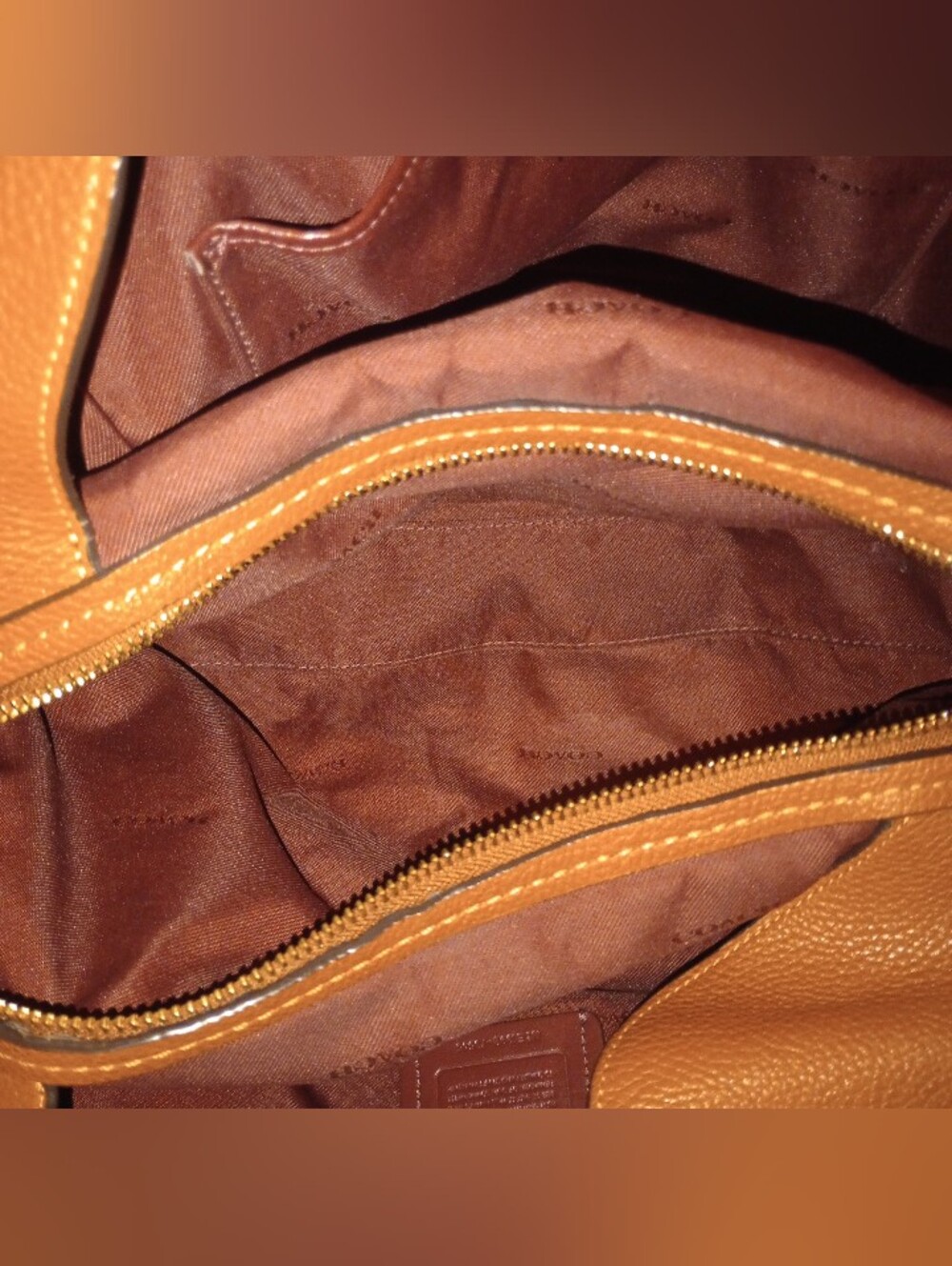 Coach Dalton 31 Saddle Brown Shoulder bag - Picture 7 of 16